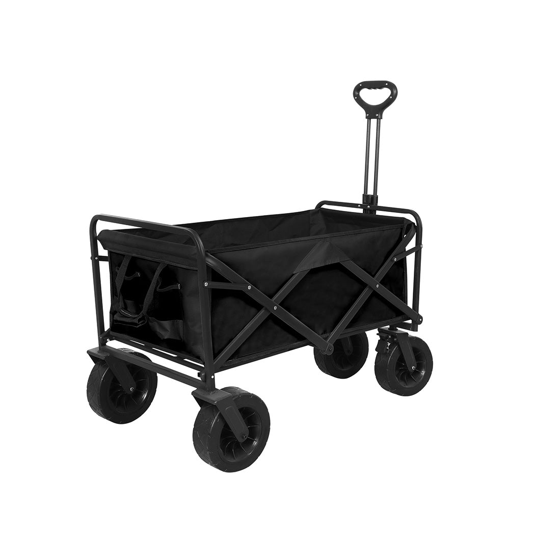 Lambu Garden Camping Trolley Outdoor Black-1942353763184545793
