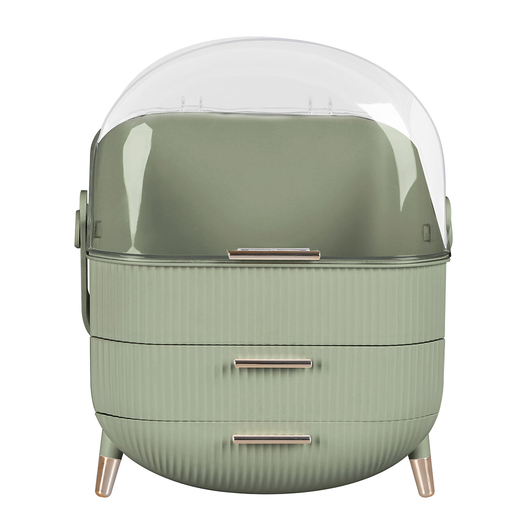 Makeup Storage Case Cosmetic Organiser Light Green-1942353092037185537