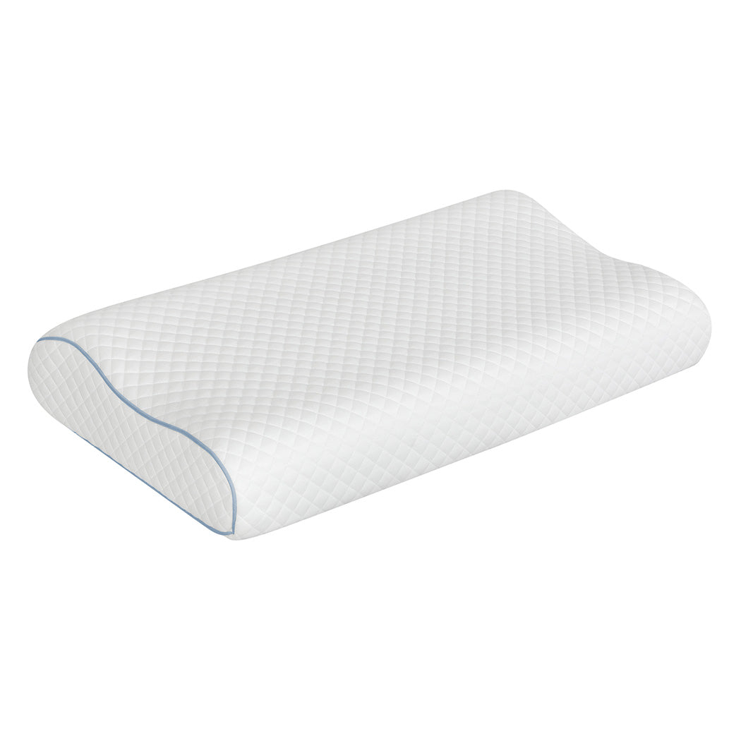 Dreamz Memory Pillow Supprt Shoulder FoamWhite Pillowcase-1942353715692441601