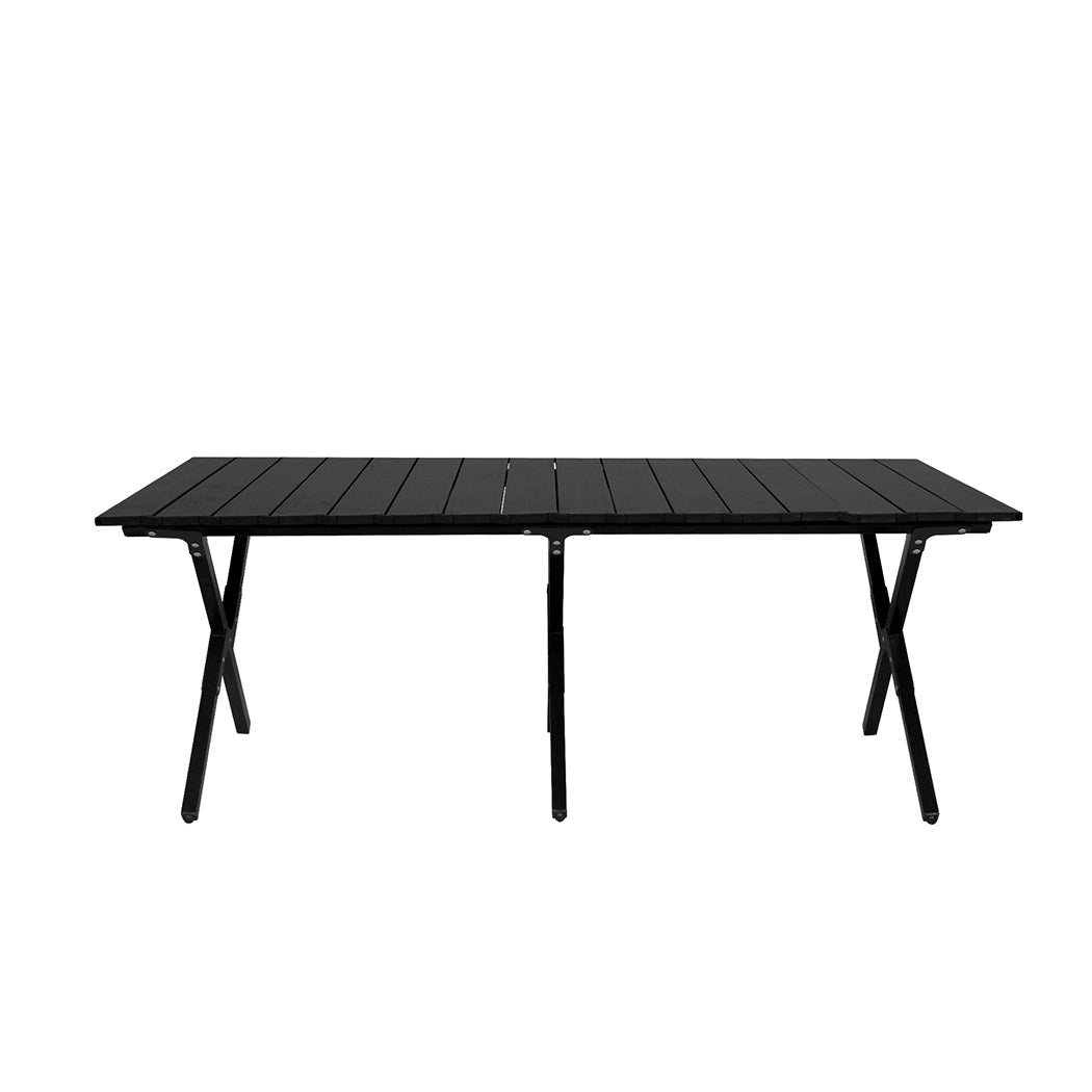 Levede Folding Camping Table Portable Black-1910112917345406977