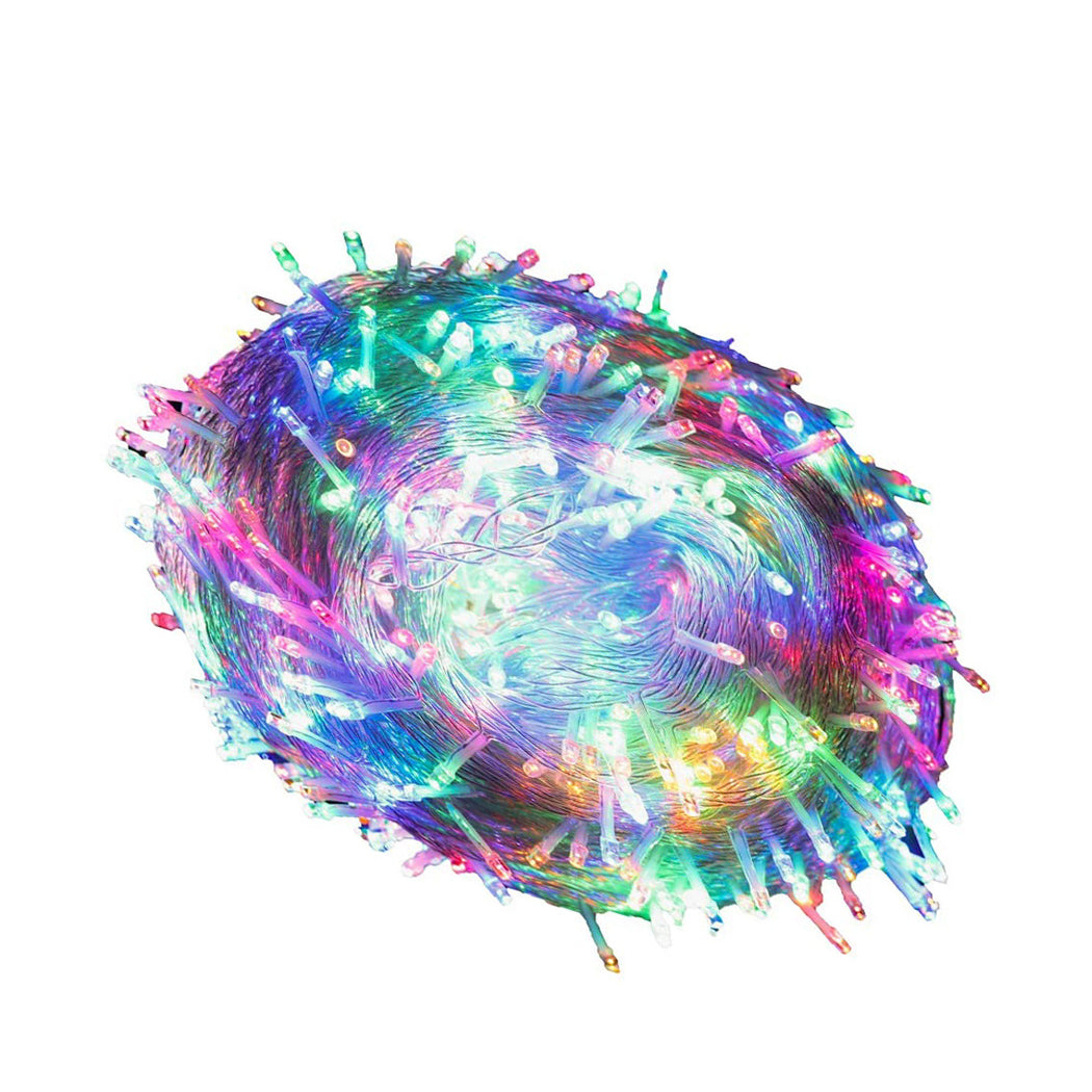 96LED Fairy String Lights Net Mesh Curtain Multi-Coloured-1942353054632382465