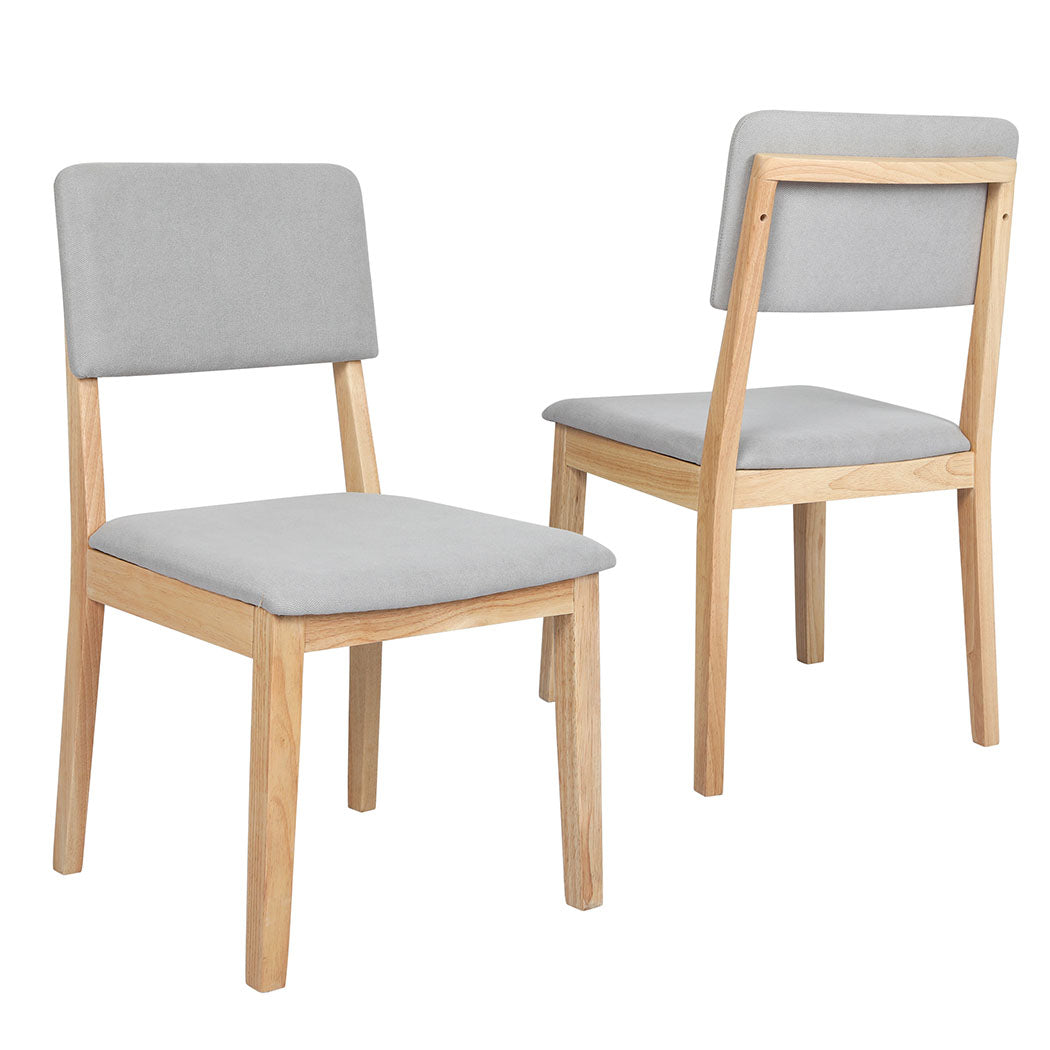 Levede 2x Dining Chair Armless Upholstered Seat-1937319813810622465