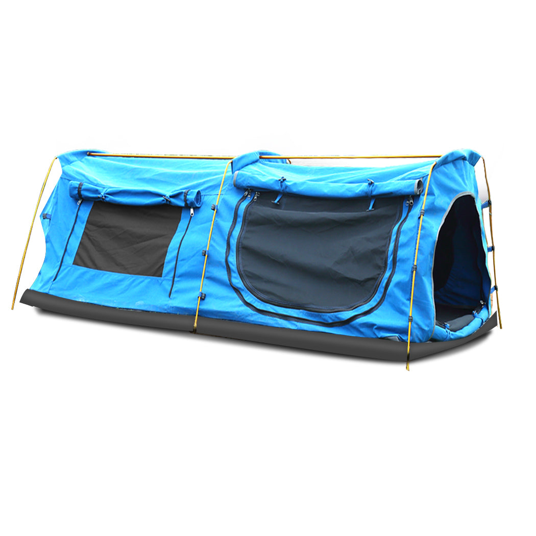 Mountview King Single Swag Camping Swags Blue-1942352883609636865