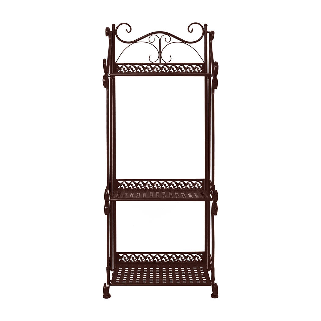 Levede Plant Stand 3 Tiers Outdoor Indoor Bronze-1942353746965172225