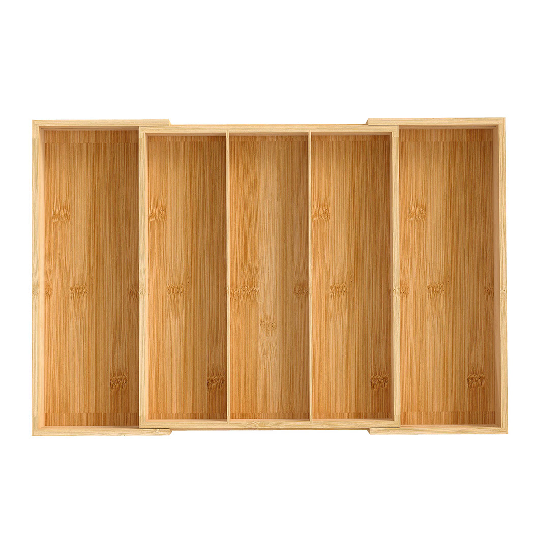 Toque Bamboo Expandable Kitchen Drawer Organizer Storage-2006732763281100801
