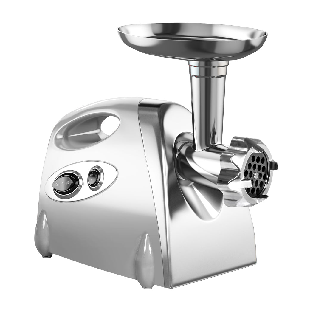 800W Electric Meat Grinder Mincer Sausage Silver-2006733080777330689