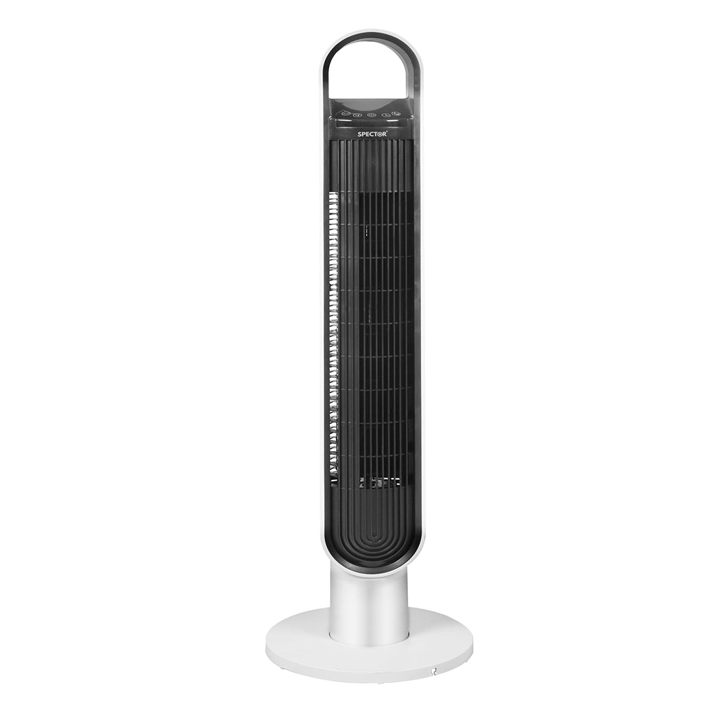 Spector Tower Fan Portable Oscillating White-2006733154949402625
