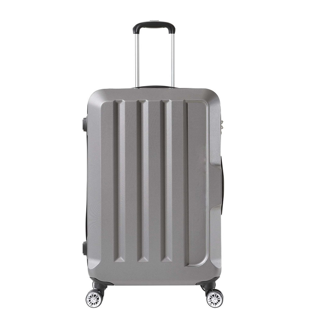 Slimbridge 20" Travel Luggage Lightweight Dark Grey 20 inch-1942352925917581313