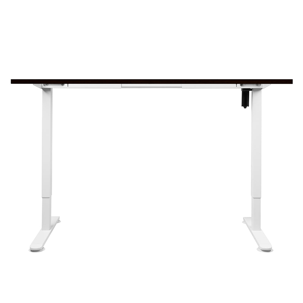 Levede Motorised Standing Desk Adjustable 140cm Walnut 1000x 1MM-1910112997444030465