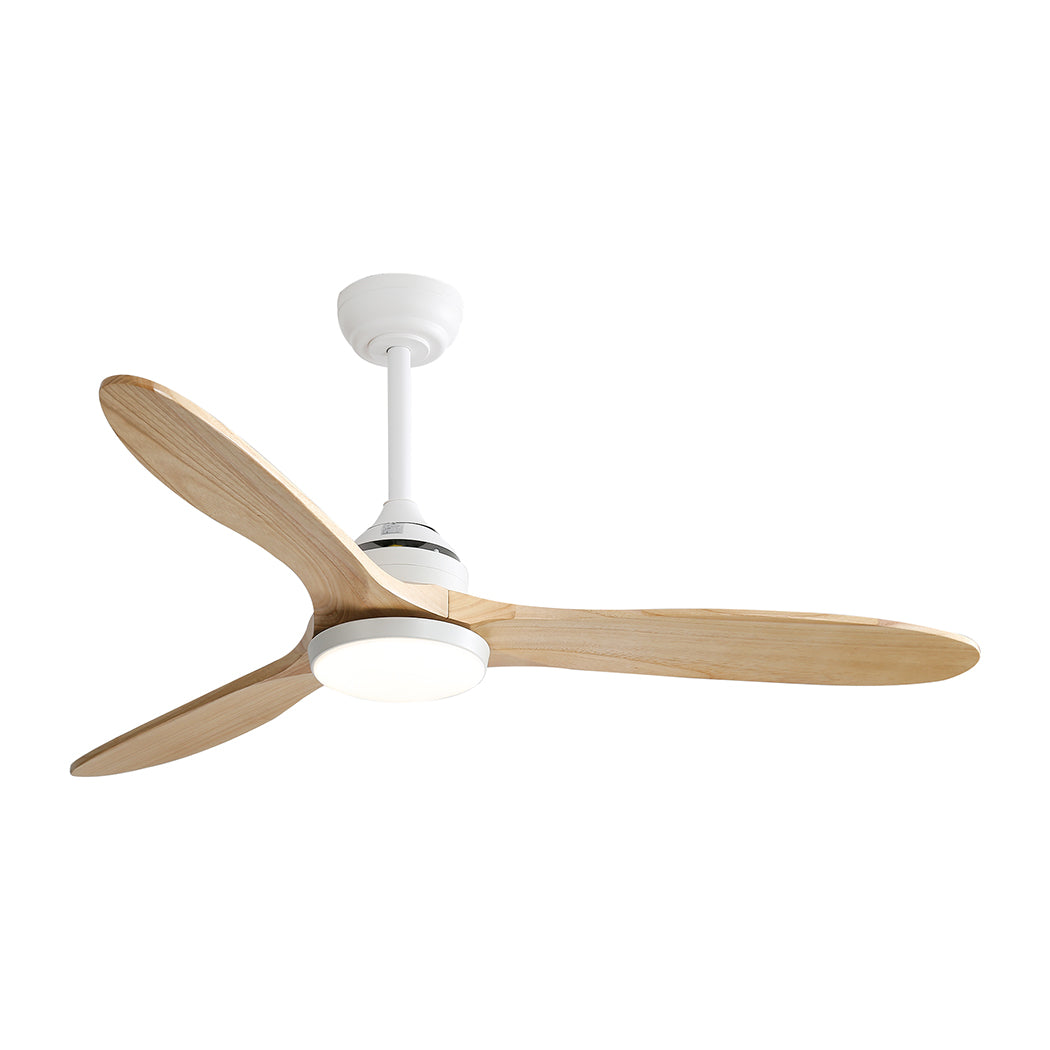 Spector 52'' Ceiling Fan LED Light DC Natural-2006733155985395713