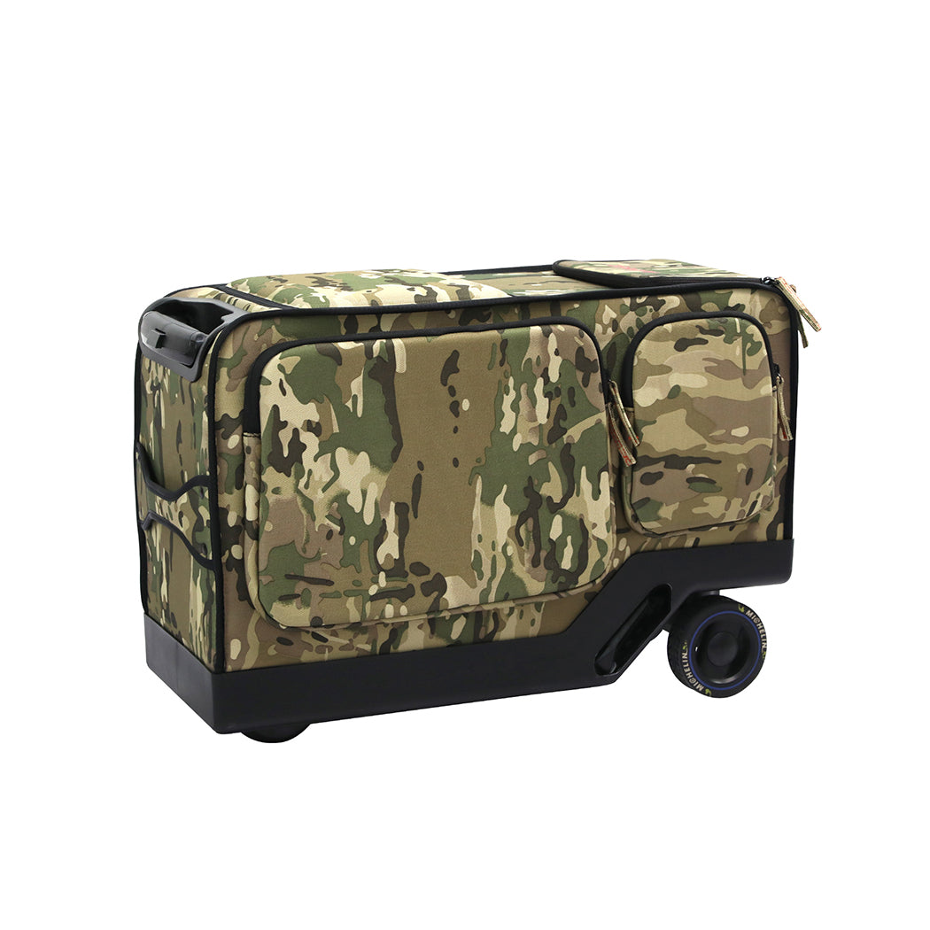 Slimbridge 20" Electric Riding Luggage Suitcase Green Colour-1942352949422460929