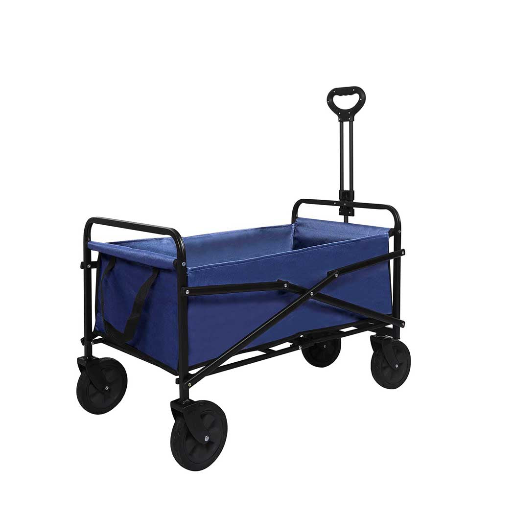 Lambu Garden Trolley Cart Foldable Picnic Blue-1942353759099293697