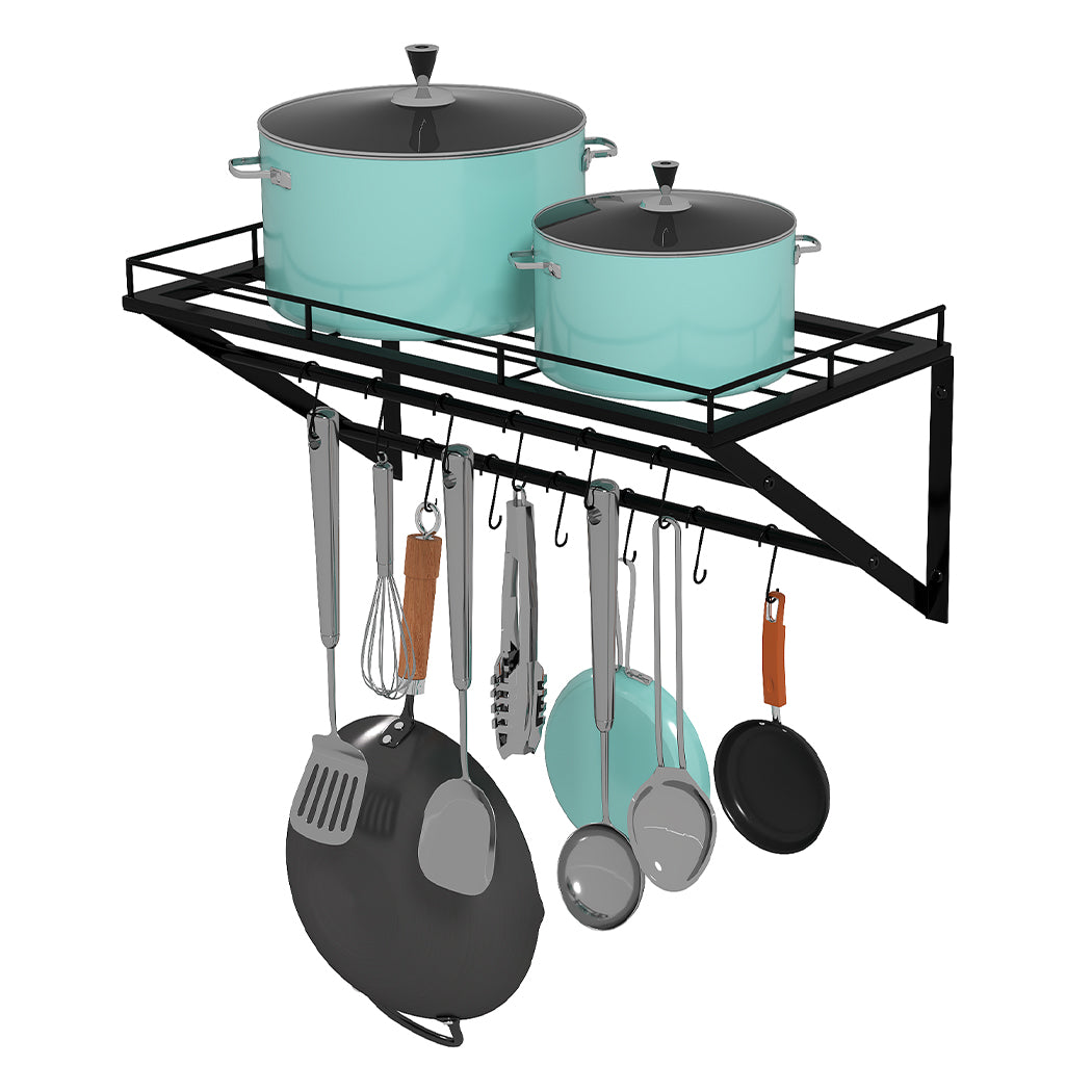 Toque Wall Mounted Pot Pan Rack Multipurpose  Holder-2011971113319534593