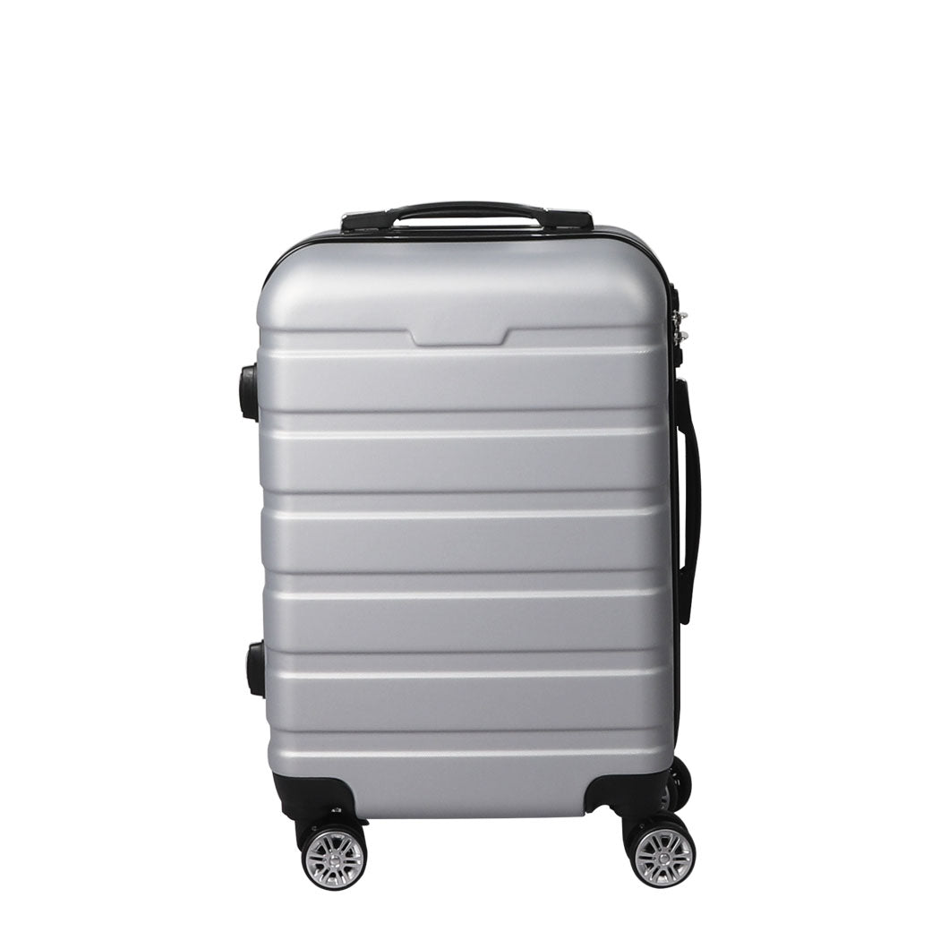 Slimbridge 28" Luggage Case Suitcase Silver 28 inch-1942352940295655425