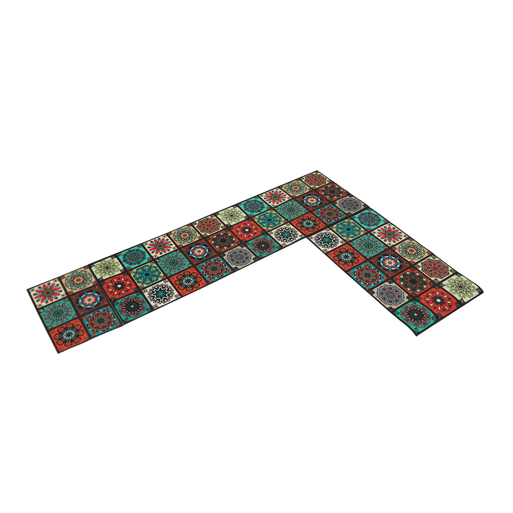Marlow 2x Kitchen Mat Floor Rugs Area 45x180cm-1942353169451454465