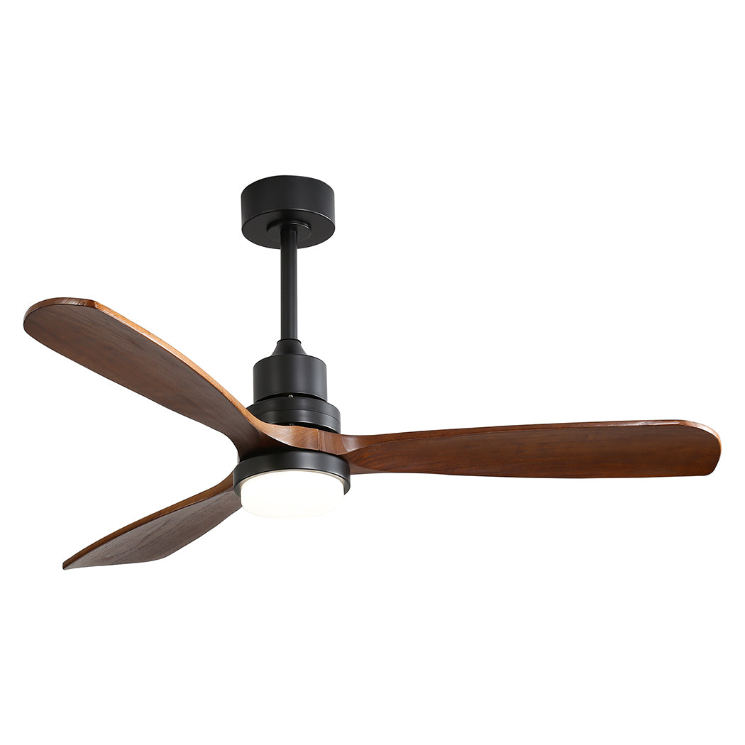 Spector 52'' Wood Ceiling Fan DC Motor Walnut-2006733155792457729