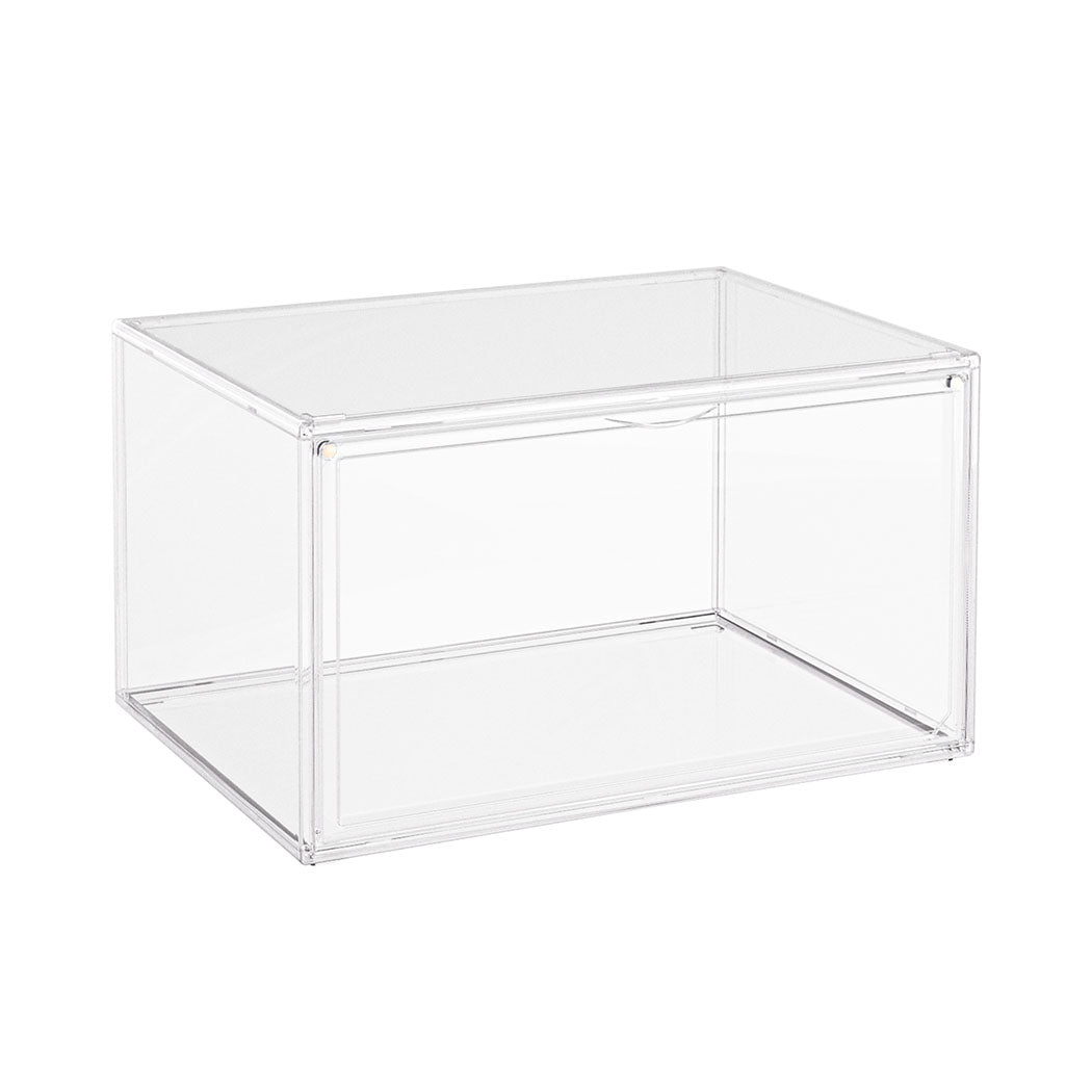 Stacked 6Pc Shoe Box Storage Display Stackable-1942353675880108033
