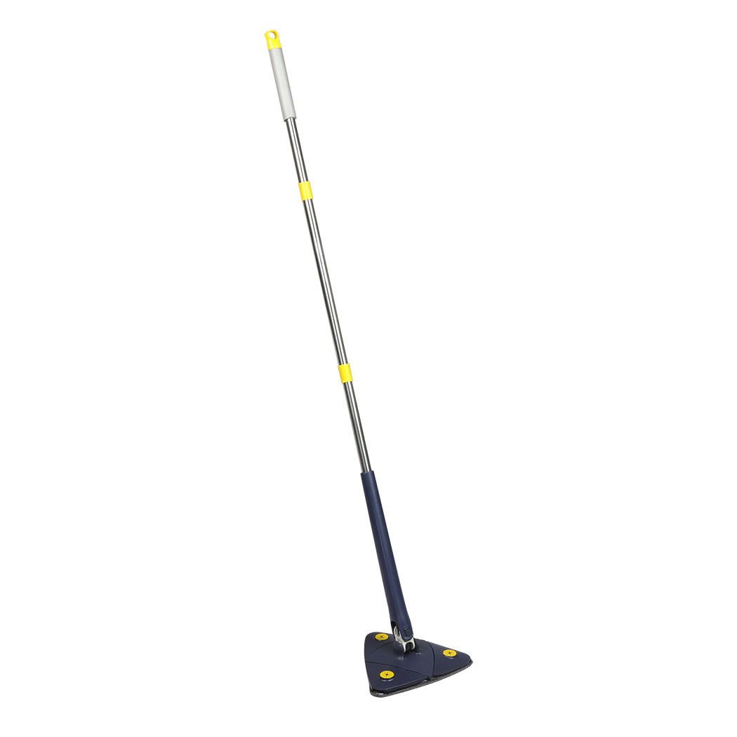 Cleanflo Cleaning Mop Dry Wet Triangle Blue-1942353417884274689