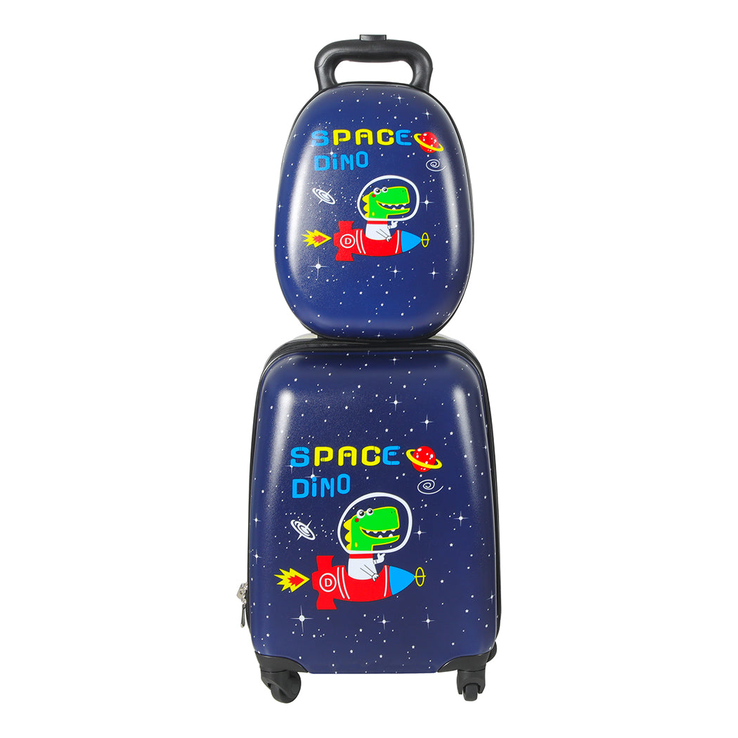 BoPeep 16''13'' 2PCS Kids Luggage Set Space Dino-1942353270152499201