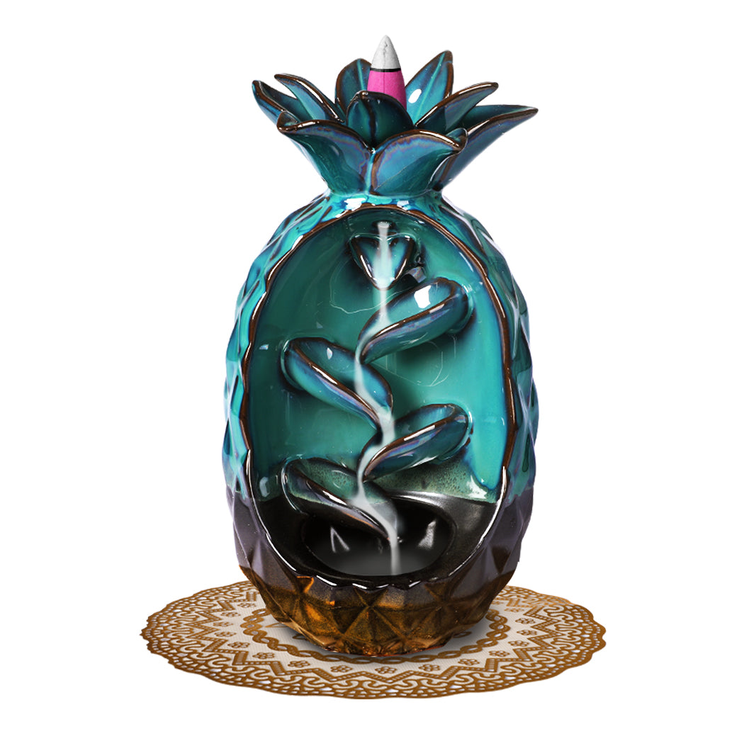 Incense Burner Pineapple Waterfall Smoke-1942353182814507009