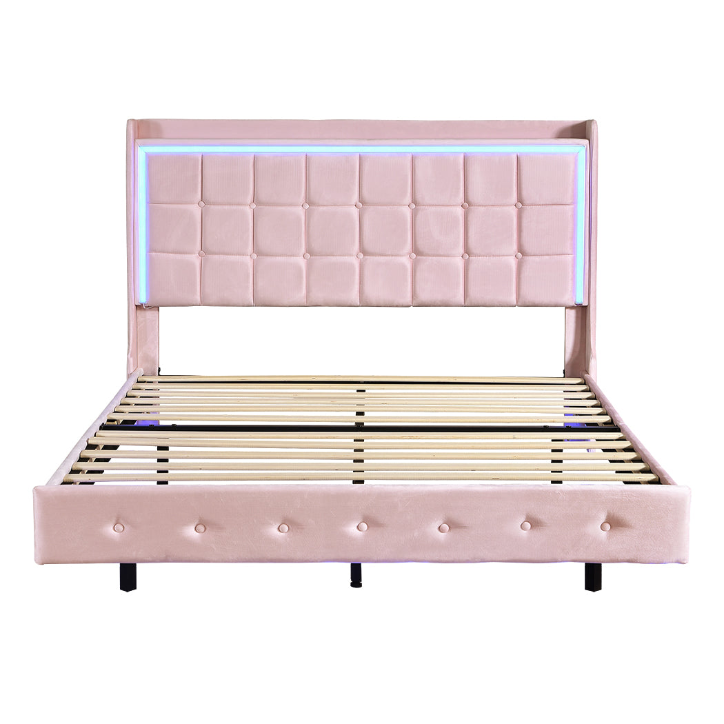 Levede Double Floating Bed Frame-1910112230083530753