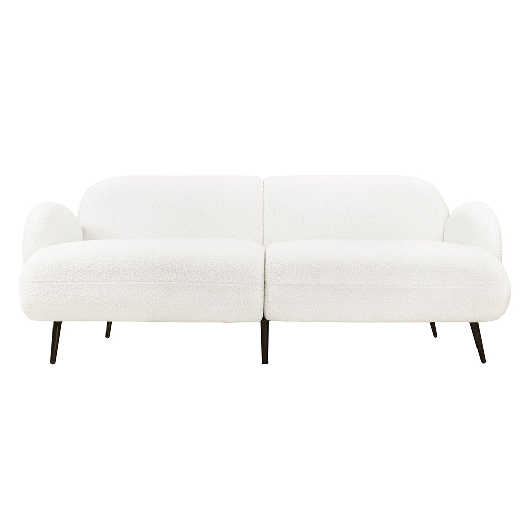 Levede Cloud Sofa 3 Seater Sherpa Fleece White-1937319787009019905