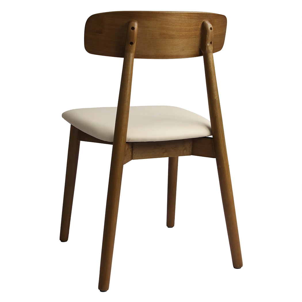 Levede 2x Dining Chairs Kitchen Chair Walnut-1910113301749174273