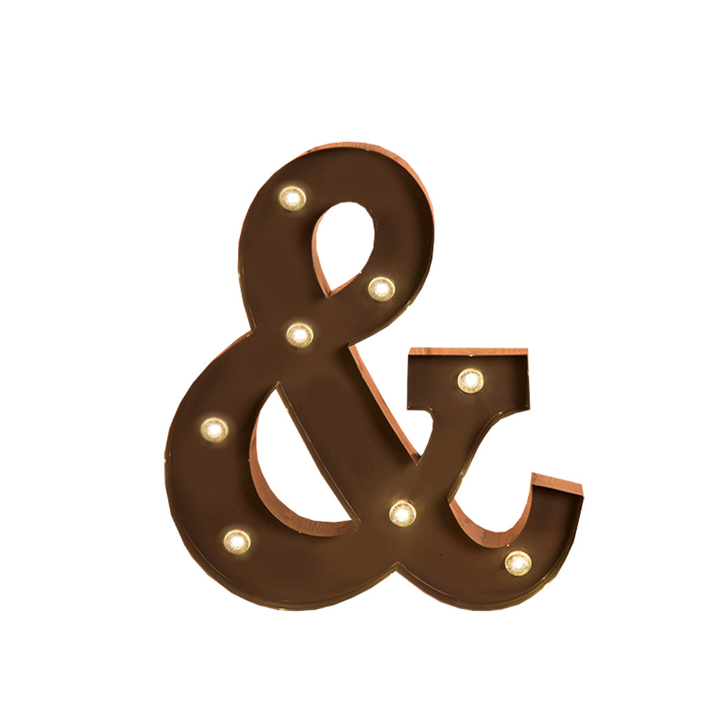 LED Metal Letter Lights Free Standing-1942353640740229121