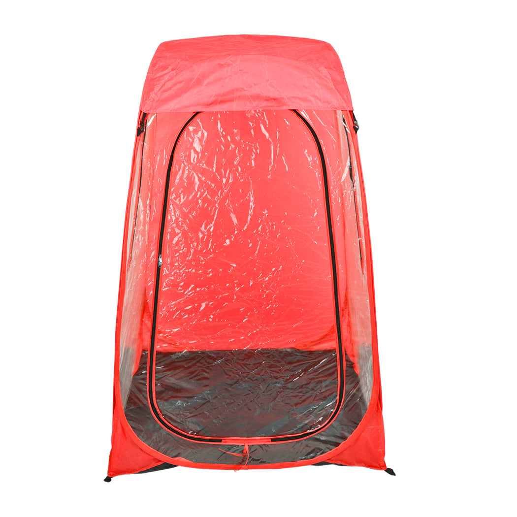 2x Mountview Pop Up Tent Camping Weather Red-1942352873325203457