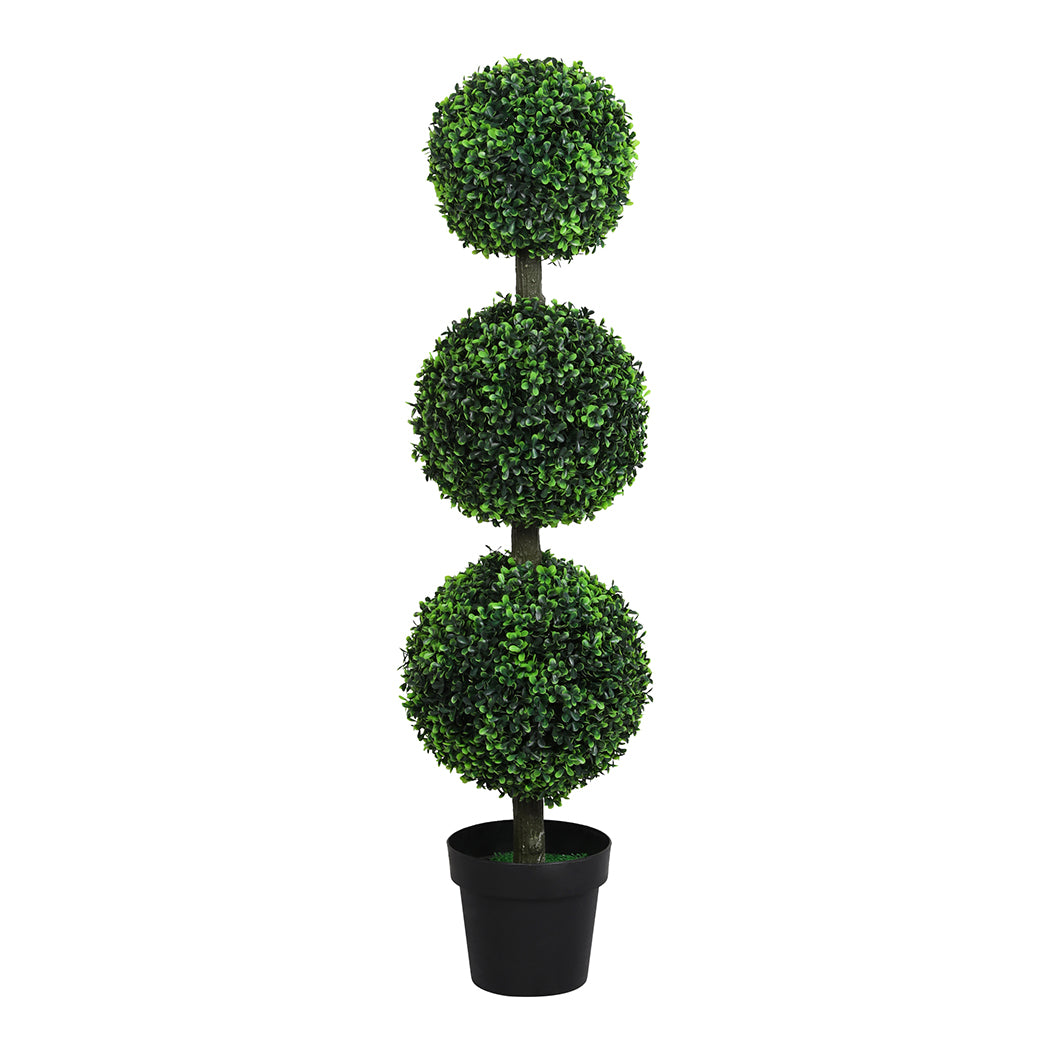 Lambu Artificial Triple Ball Boxwood Trees-1942353683010424833
