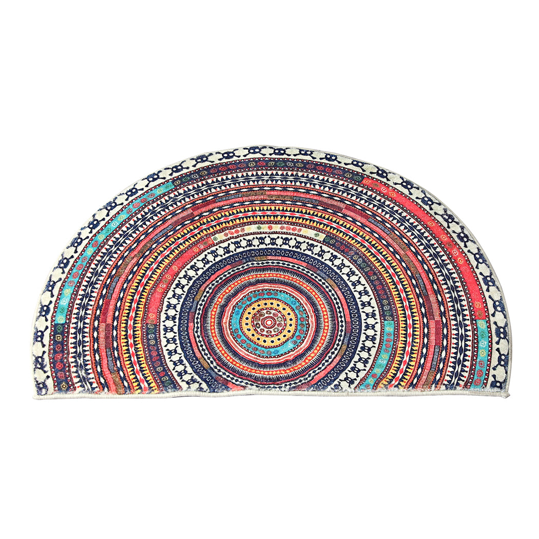 Marlow Door Mat Half Moon Semi-Circle Rug 60x90-1942353172525879297