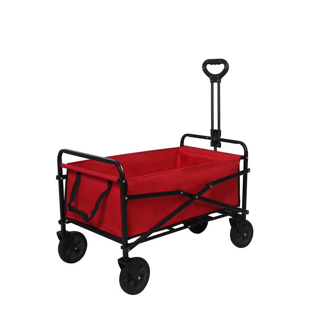 Lambu Garden Trolley Cart Foldable Picnic Red-1942353759342563329