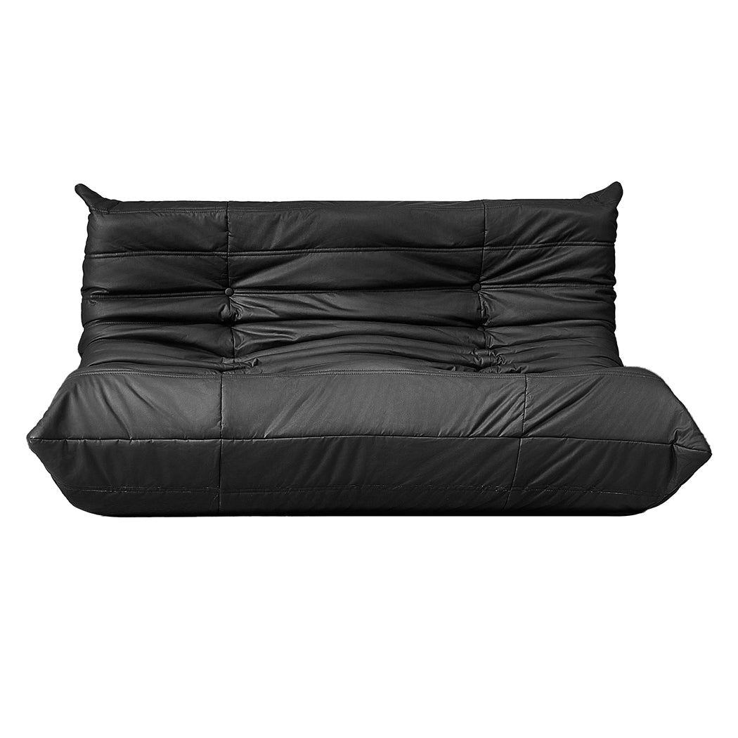 Levede 2 Seaters Floor Sofa Caterpillar Lounge-1910112348576813057