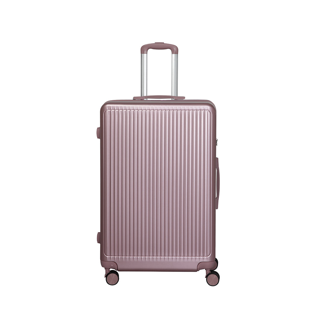 Slimbridge Luggage Suitcase Trolley Rose gold 4pc 14"+20"+24"+28"-1942352949053362177