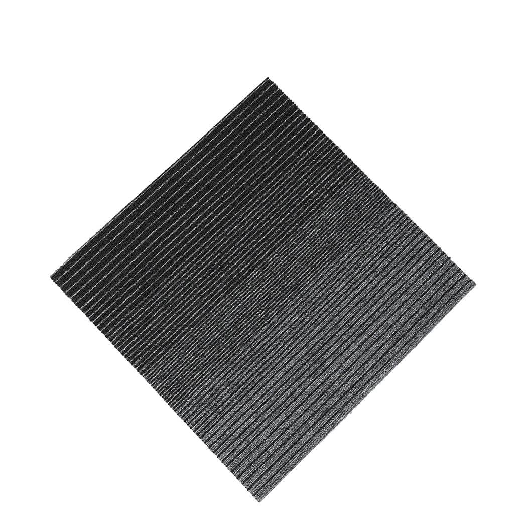 Marlow 20x Carpet Tiles 5m2 Box Heavy Black-1910113062933893121