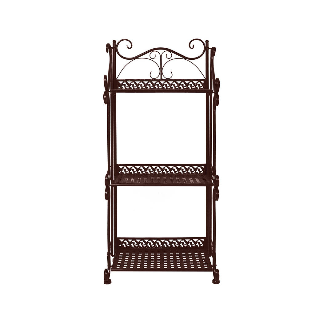 Levede Plant Stand 3 Tiers Outdoor Indoor Bronze-1942353746596073473