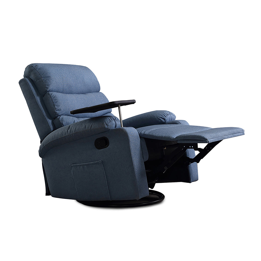 Levede Massage Chair Recliner Chairs Blue-1910112921329995777