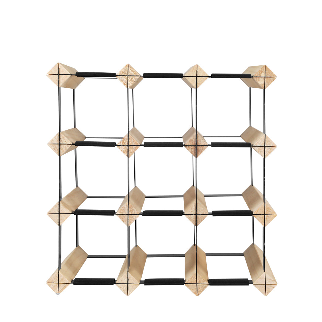 Levede Timber Wine Storage Rack Wooden 12 Bottle-1942353774542721025