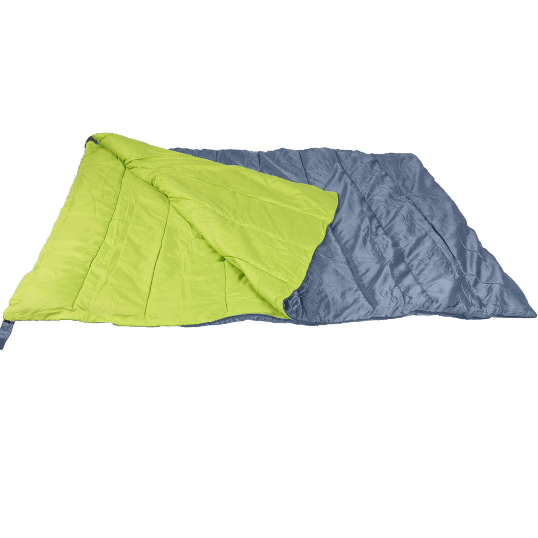 Mountview Double Sleeping Bag Bags Outdoor Grey-1942352887573254145