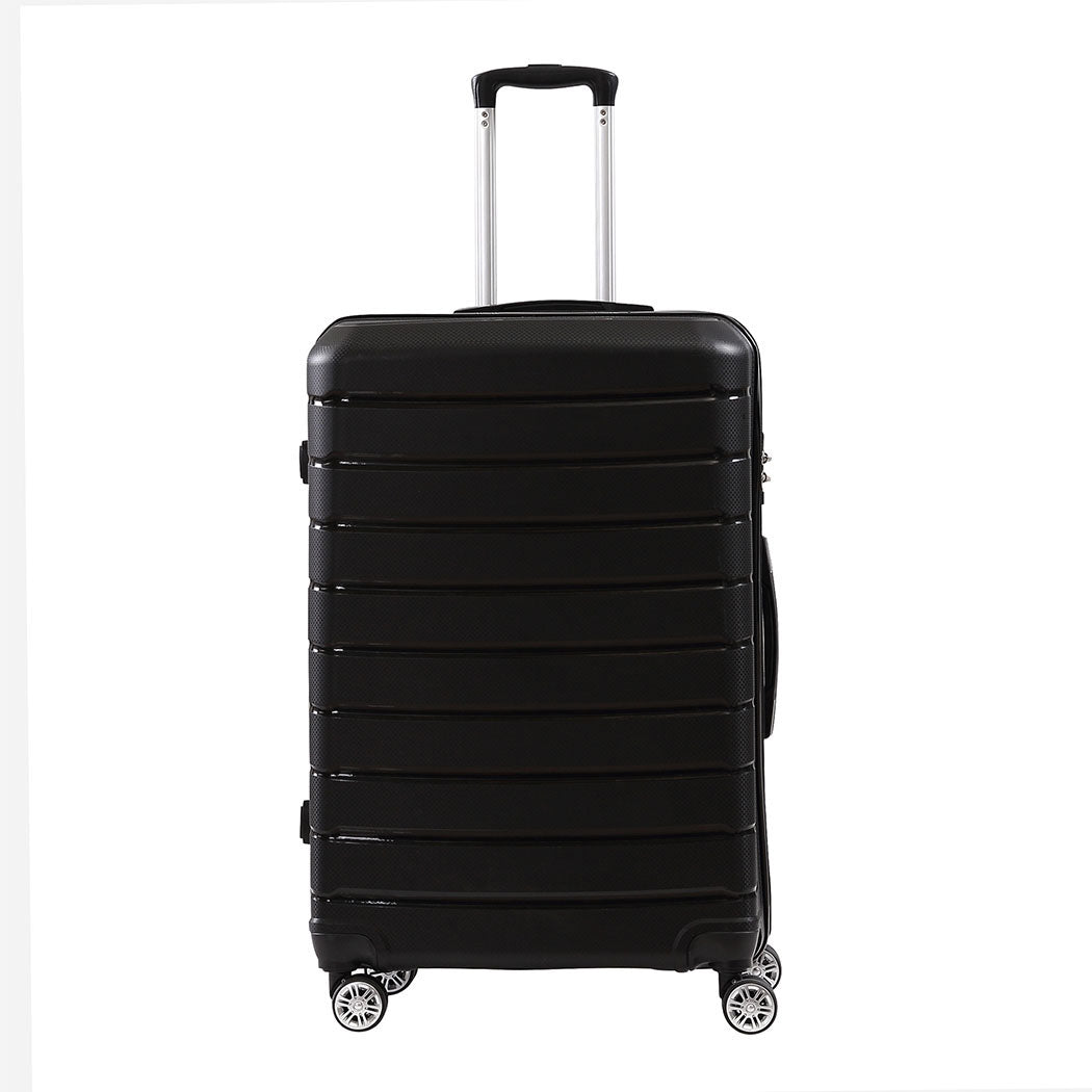 28" Travel Luggage Carry On Expandable Black-1942352930929774593