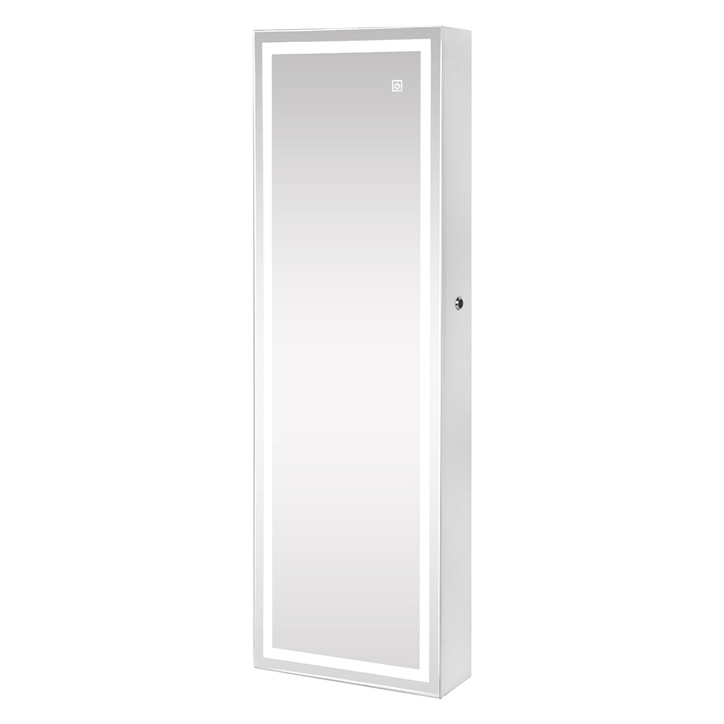 Levede Mirror Jewellery Cabinet Touch-1917016724222382081