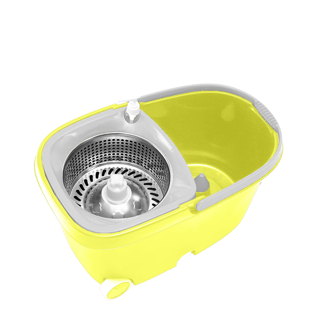 Cleanflo Spin Mop Bucket Set 360? Spinning Green-1942353181069676545