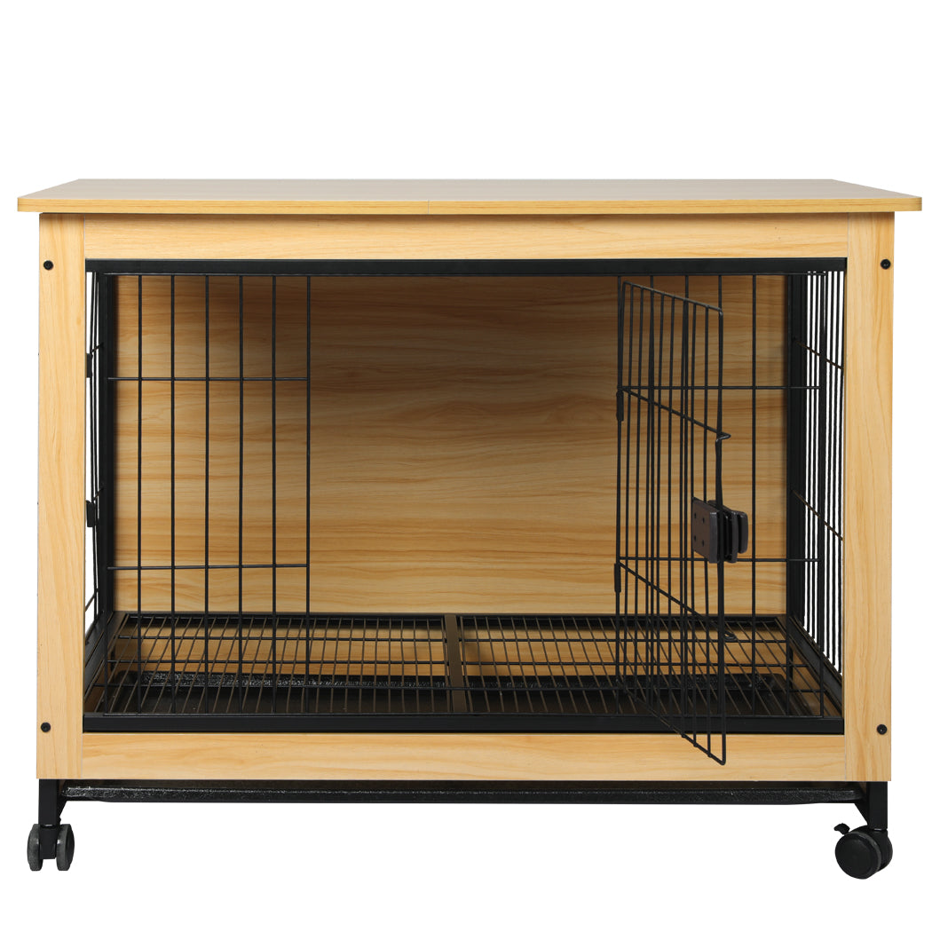 PaWz Wooden Wire Dog Kennel Side End XXL XX-Large-1942352752827043841