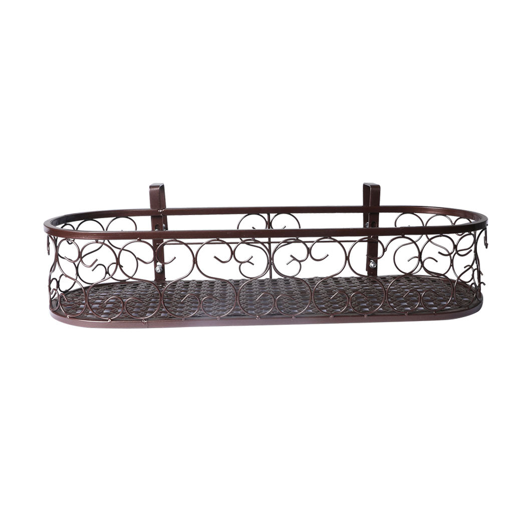Levede Plant Stand Outdoor Indoor Home Bronze Oval-1942353742942834689