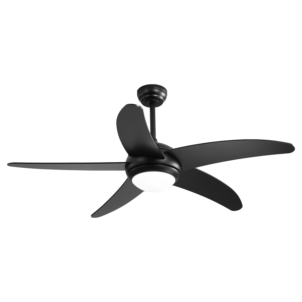 Spector 52'' Ceiling Fan LED Light DC Black-2006733155146534913