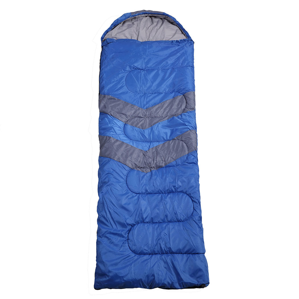 Mountview Single Sleeping Bag Bags Outdoor Blue-1942352890593153025