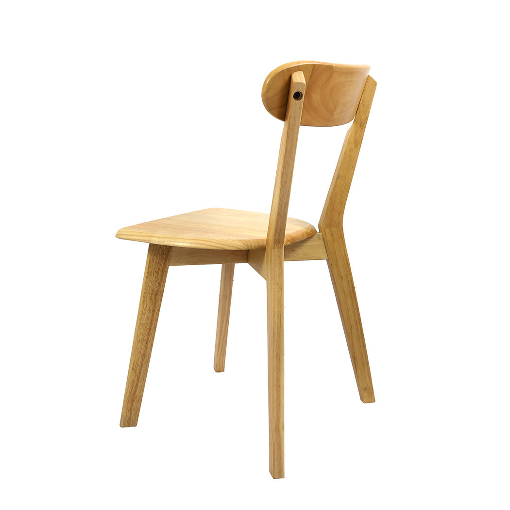 Levede 2x Dining Chairs Wooden Kitchen Chair-1910113303150071808