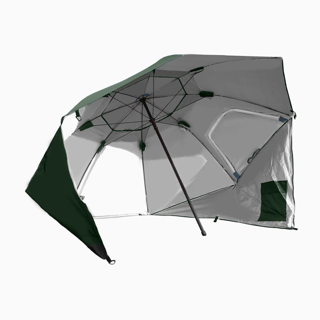 Mountview Beach Umbrella Outdoor Umbrellas Green 2.13M-1942352880036089857
