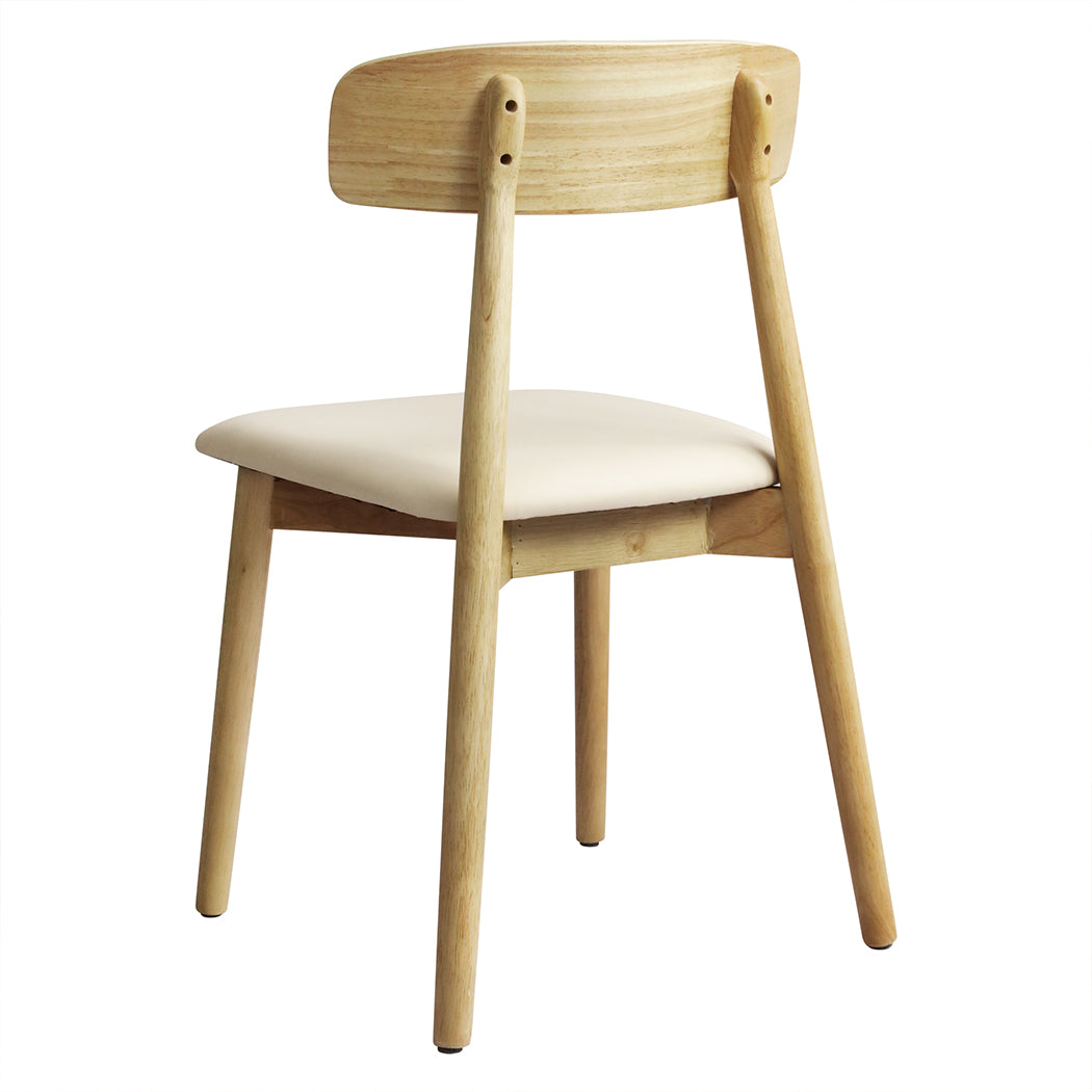 Levede 2x Dining Chairs Kitchen Chair Natural-1910113301430407169
