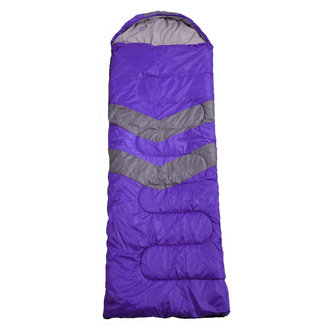 Mountview Single Sleeping Bag Bags Outdoor Purple-1942352891029360641